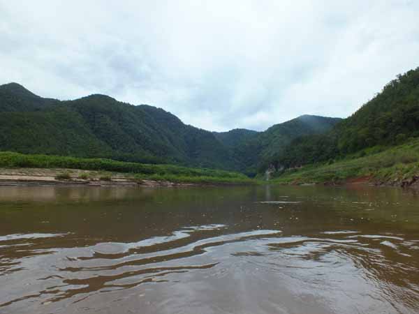 Flowing river photo